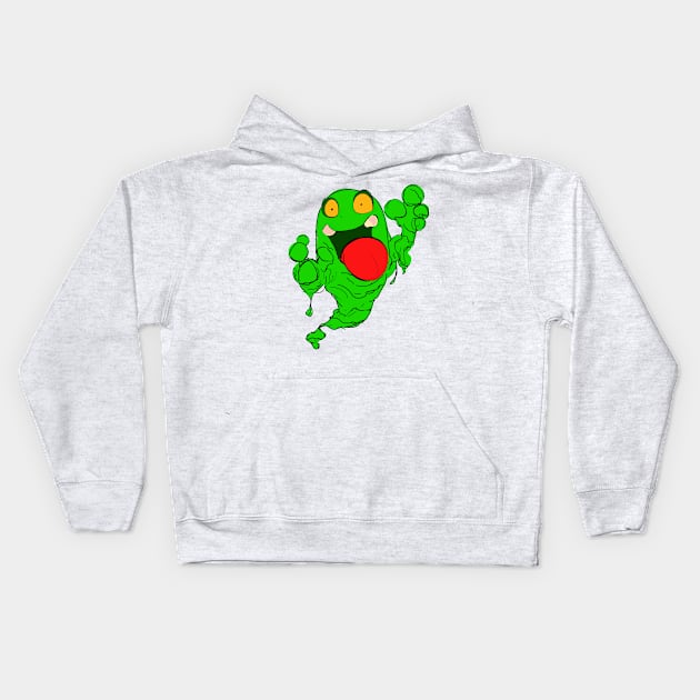 Slimer Grimer Kids Hoodie by Arctic Apothecary